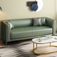 thumbnail image 4 of Nordic Style Stretch Sofa Leather Minimalist Adults Luxury Modern Couch Ergonomic Unusual Canape Salon Living Room Furniture My Lux Decor Round, 4 of 13