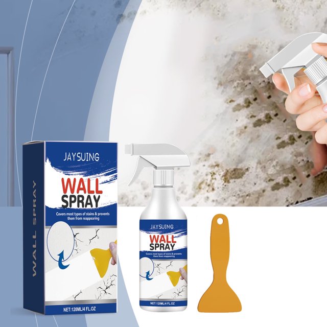 Ofertas del Cyber_Monday Ahorros de Oefntac Pintura reparadora de paredes Pintura en aerosol para paredes Pintura en aerosol para paredes 120 ml Spray texturizante para paredes Spray texturizante
