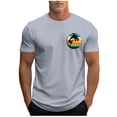 thumbnail image 1 of Eres Más Que una Camisa de Puntuación de Prueba Nueva Moda Casual Hombres Imprimir Camiseta Deportiva Manga Corta Blusas de Cuello Redondo, 1 of 9
