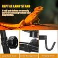 thumbnail image 6 of Neptonion Reptile Domes Stand, Adjustable 16-27 inch Heat Lamp Stand Fixture for Terrarium, L, 6 of 7