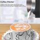 thumbnail image 2 of Milk Jug, Stainless Steel Milk Jug Espresso Steamer with Silicone Lid Barista Accessories for Latte, 2 of 3