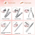 thumbnail image 3 of Manicure Set Professional Nail Clippers Set, 12pcs (rose Gold), 3 of 5