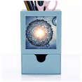 thumbnail image 1 of Blue Science Cells Microcosc Pattern Desk Supplies Organizer Pen Holder Card, 1 of 3