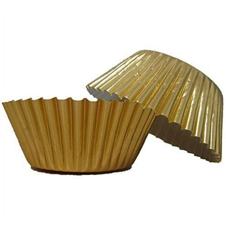 Gold Foil Cupcake Liners, Baking Cups for Muffins and Desserts (100 Pack),  PACK - Kroger