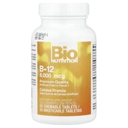 Bio Nutrition B12 Sublingual - 6000 mcg - 50 Tablets