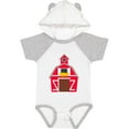 thumbnail image 3 of Inktastic Farming Large Red Barn with Hay Boys or Girls Baby Bodysuit, 3 of 5