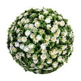 thumbnail image 2 of White Flower Ball Outer Diameter 45Cm U Plastic (2*Hemisphere), 2 of 8