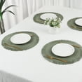 thumbnail image 6 of Unique Bargains Rustic Tassel Place Mats Set of 6 for Dining Table Decor Green 15x15in, 6 of 6