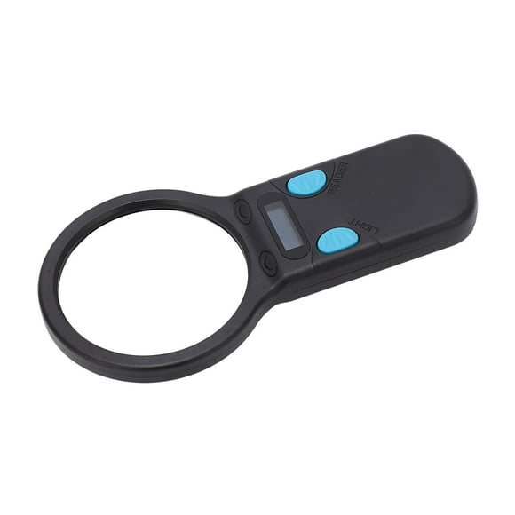 Pet Micro Chip Scanner, USB 2.0 Magnifying Glass Wireless Identification LED Light Animal Tag Scanner 134.2Khz 125Khz For Animal Management