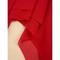 thumbnail image 6 of iiniim Kids Girls Metallic Color Block Sleeveless Lyrical Dance Dress Size 6-16 A Red 12, 6 of 7