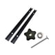 thumbnail image 5 of Kit de guía de inglete de aluminio para fresadoras con perilla de arandela de perno y ranura para fijación Negro, 5 of 9