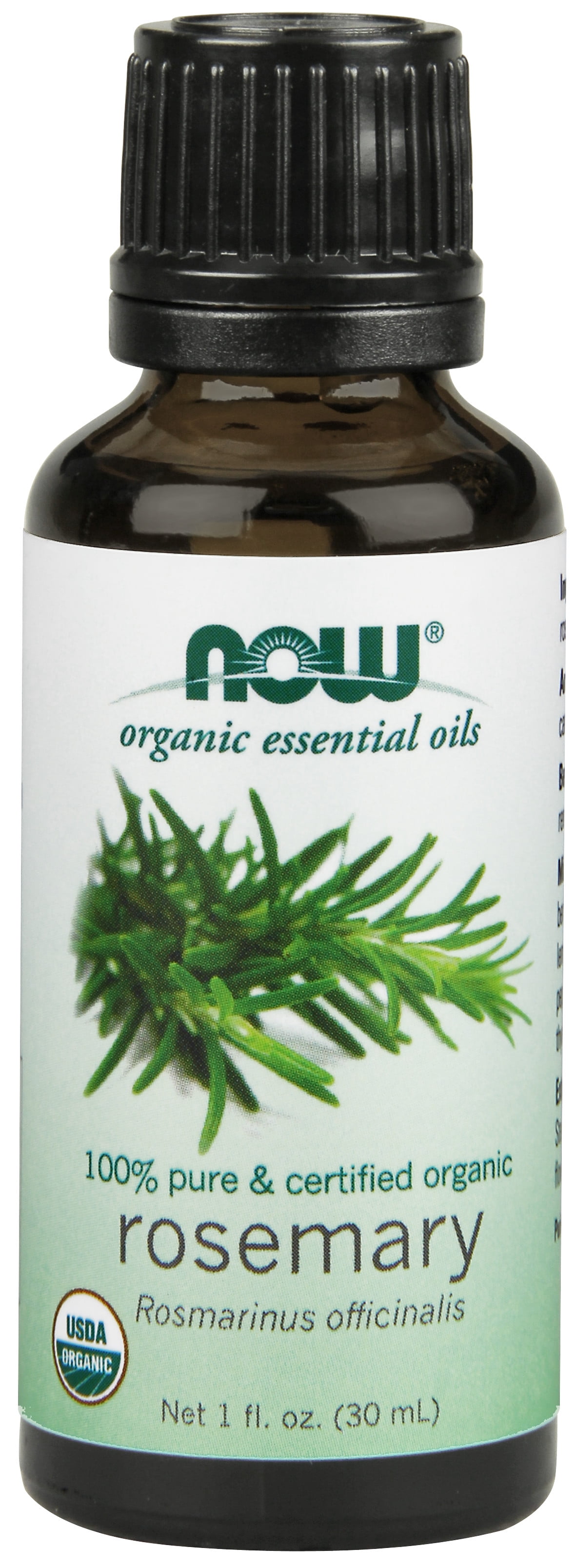 NOW Essential Oils, Organic Rosemary Oil, Purifying Aromatherapy Scent