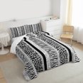 thumbnail image 3 of Manfei Animal Print Patchwork 2pcs Bedding Comforter Set for Teens Boys Girls,Animal Leopard Zebra Twin Comforter Sets,Bling Glitter Breathable Bedding Set,Luxury Bedroom Decor,Reversible, 3 of 8