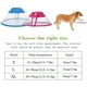 thumbnail image 3 of Collar ajustable para perros con cono de recuperación para mascotas, collar acolchado transparente con borde suave transpirable, cono de plástico para cachorros que protege el cuello, 3 of 6