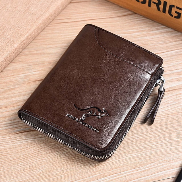 Brush Wallet Card Holder Wallet Card Storage Men's Bag Wallet Card Holder Fashion Wallet Clutch Wallet