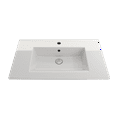 thumbnail image 3 of BOCCHI 1113-001-0126 Ravenna 32.25 Wall-Mounted with Overflow In White, 3 of 7
