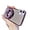 Purple, variant on Magnetic Case for iPhone 12 Mini Case Sparkle Cute with Stand Phone Case [Compatible with MagSafe] Slim Glitter Card Shockproof Protective Women Girls Case for iPhone 12 Mini Purple YD