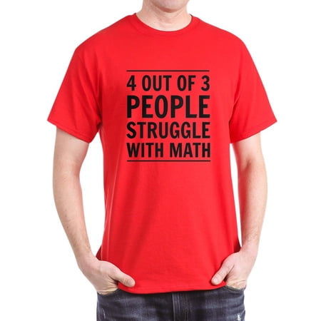 売れ筋がひクリスマスプレゼント Shirt T Dark Math With Struggle People 3 Of Out 4 Cafepress トップス 衣類 T Shirt Cotton 100 Tシャツ カットソー Automaxima Com Sg