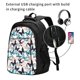 thumbnail image 2 of Balery Butterfly Mochila con carga USB para hombre y mujer - Mochila impermeable y antirrobo para portátil con puerto USB para viajes, trabajo, estudios y universidad, 2 of 7