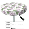 thumbnail image 3 of Cauagu Tulips Flowers Print Round Stool Covers,Seat Cushion for Round Bar Stool Chair Seat Cover for Bar Round Chair Fits for 12/13/14in Bar Stool Cushion, 3 of 7