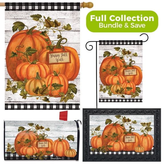 Briarwood Lane Happy Fall Y'all Pumpkins Farmhouse Design Collection