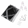 thumbnail image 3 of CAROOTU Filet de Rangement pour Jouets en Filet Hamac Mural pour Enfants, 3 of 7