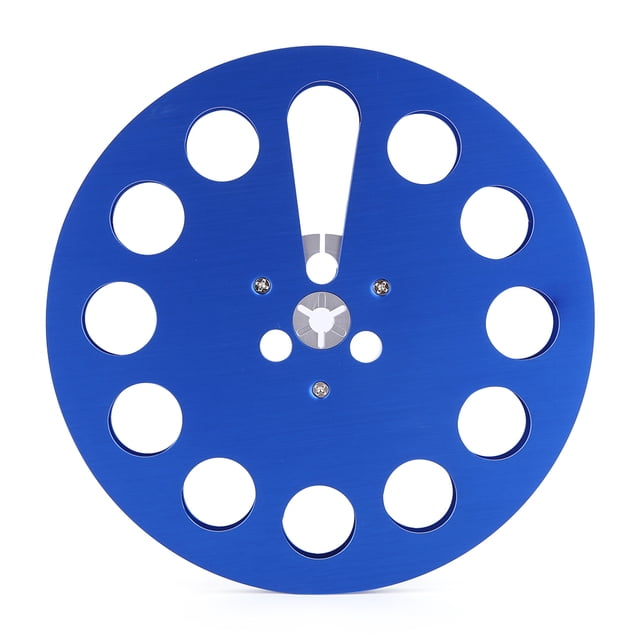 WDOplteas Carrete Cinta 7 Pulgadas Carrete Cinta en Blanco para Studer ReVox/TEAC/BASF (11 Agujeros Azul)