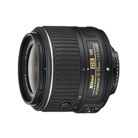Nikon AF-S DX NIKKOR 18-55mm f/3.5-5.6G Vibration Reduction II Zoom Lens with Auto