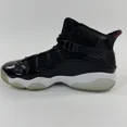 thumbnail image 5 of Ni - ke Ni - ke Air Jordan Sneaker Boy Youth Size 1Y Athletic Black Basketball Shoe 6 Ring, 5 of 5