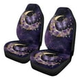thumbnail image 4 of Garronmavis Purple Butterflies 2 PCS Fluffy Car Seat Covers for Front Seat Cushion Auto Seats Cover Universal fit for SUV Sedan Van, 4 of 7