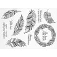 thumbnail image 2 of Transparent , Special Clear Transparent Rubber , For Greeting Card Diary, 2 of 8