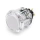 thumbnail image 1 of Cateissary Botón pulsador LED Cool Small Rocker Buttons Multiusos Diseño especial de moda Arcade Press Gaming Game Machine Arcades Videojuegos y accesorios Blanco transparente, luz azul 24 mm, 1 of 6