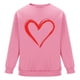 thumbnail image 5 of Ceisia Men's Regular-Fit Crew-Neck Double-Heart Hand-Drawn Printed Casual Sweatshirt Gift, 5 of 6