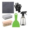 thumbnail image 2 of Kit de limpieza de lápidas para tumbas, 7 unidades, herramienta de limpieza de piedras, guantes profesionales, accesorios, limpiador diario multiusos, 2 of 8