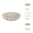 thumbnail image 5 of Scalloped Marble Decorative Bowl for Coffee Table - Handcrafted Table Decor Centerpiece for Home Accents - Modern Decorative Key and Candy Holder for Kitchen Counter Display - 3", White, 5 of 13