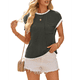 thumbnail image 3 of Camisetas de Corta para Mujer, Color Verde , Talla M, 3 of 7