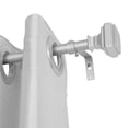 thumbnail image 1 of Utopia Alley D24N 0.62 in. Single Decorative Drapery Adjustable Curtain Rods for Windows 48 to 86 in. - Nickel, 1 of 1