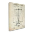 thumbnail image 3 of Stupell Industries Vintage Style Sailboat Watercraft Detailed Diagram Blueprint Canvas Wall Art, 30 x 40, Design by Karl Hronek, 3 of 5