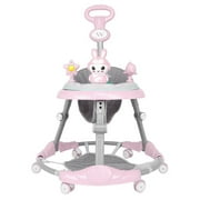 Yotoy Height Adjustable Baby Walker Foldable Seat Music And Light Toy 6-18 Months