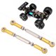 thumbnail image 5 of Barra De Acoplamiento Del Brazo De Suspensión Trasera De La Dirección, Barra De Tracción De La Dirección De Repuesto Para Reducir Los Golpes Para JLB 1/10 Racing Big Foot Truck OTVIAP Oro, 5 of 8