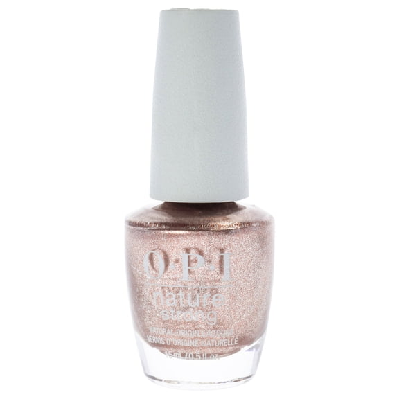 OPI Nature Strong Nail Lacquer - Intentions are Rose Gold , 0.5 oz Nail Polish