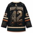 thumbnail image 7 of UDAUDU Women's Halloween Shirts Oversized V-Neck Funny Spooky Pumpkin Print Tshirts Loose Fit Long Sleeve Game Day Jersey Athletic Halloween Costume XL, 7 of 7