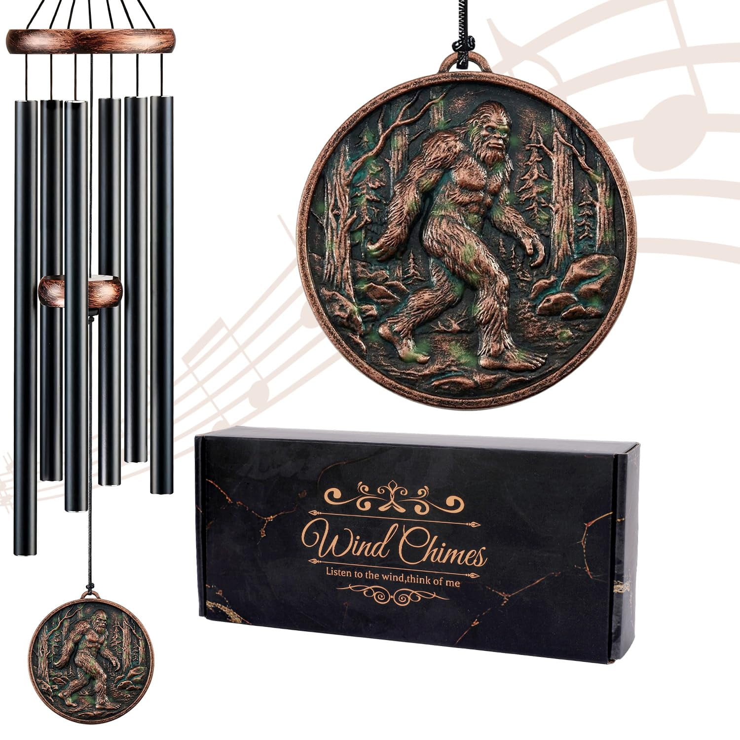 Wind Chimes for Outside - 32 Deep Tone Wind Chime Outdoor with Vintage Pendant Mother s Day Christmas Birthday Memorial & Sympathy Gifts Garden Patio Porch Home Yard Decor
