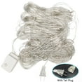 thumbnail image 2 of Connectable Christmas Net Lights Outdoor, 5x5ft 96 LEDs Waterproof Clear Wire Mesh Lights with Tail Plug for Christmas Wedding Party Holiday Decor (Cool White), 2 of 3