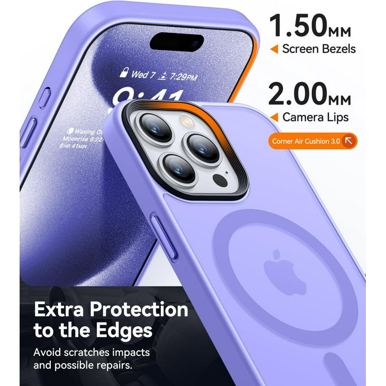 Entronix Phone Case Compatible with Magsafe for Apple iPhone 15