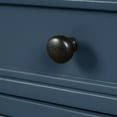thumbnail image 4 of Benjara Console Table with 2 Drawers and 2 Shutter Doors, Navy Blue, 4 of 6