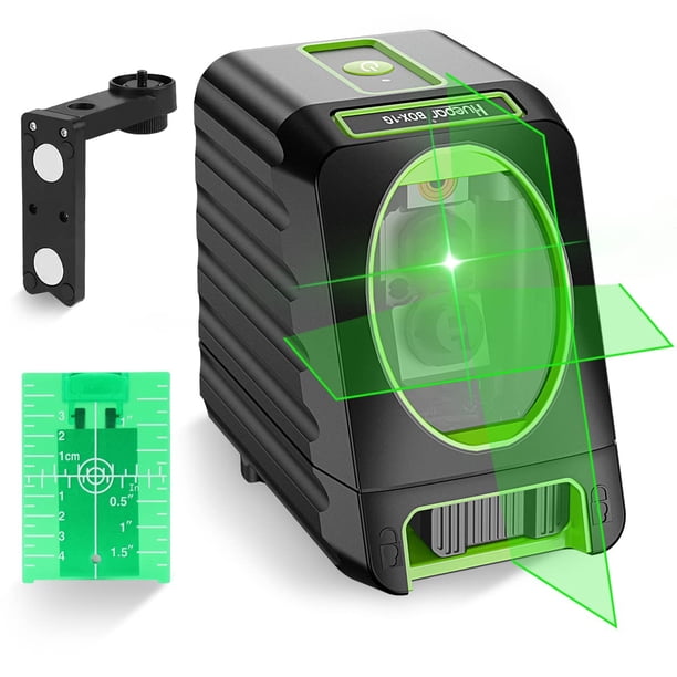 Nivel láser Huepar Box-1G autonivelante de 150 pies con modo de pulso