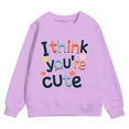 thumbnail image 4 of Boy Valentines Day Outfit Crew Neck Sweatshirt Love Print Long Sleeve Pullover Valentines Day Gifts for Kids 4-5 Years, 4 of 4
