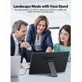 thumbnail image 3 of Portable VESA Monitor Stand with Hand Screw, 7 to 18.5 inch Freestanding VESA Monitor Desk Mount, 3 of 5