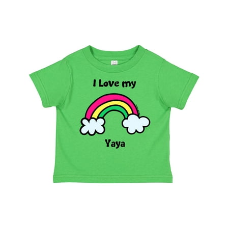 

Inktastic I Love My Yaya Gift Toddler Boy or Toddler Girl T-Shirt
